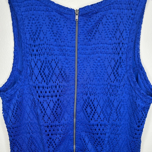 Express Lined Dress Blue Medium - Picture 5 of 5